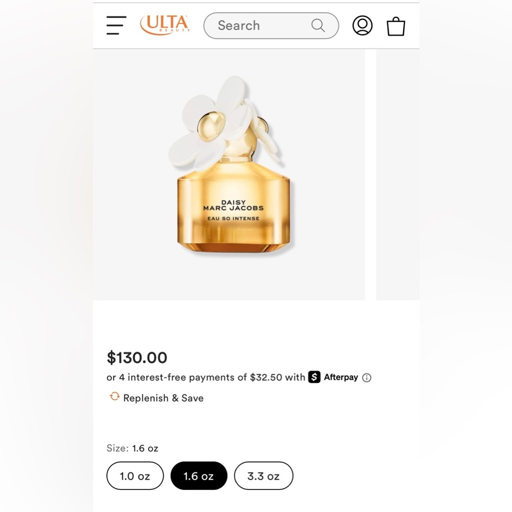 Marc Jacobs Daisy Eau So Intense Gold Perfume